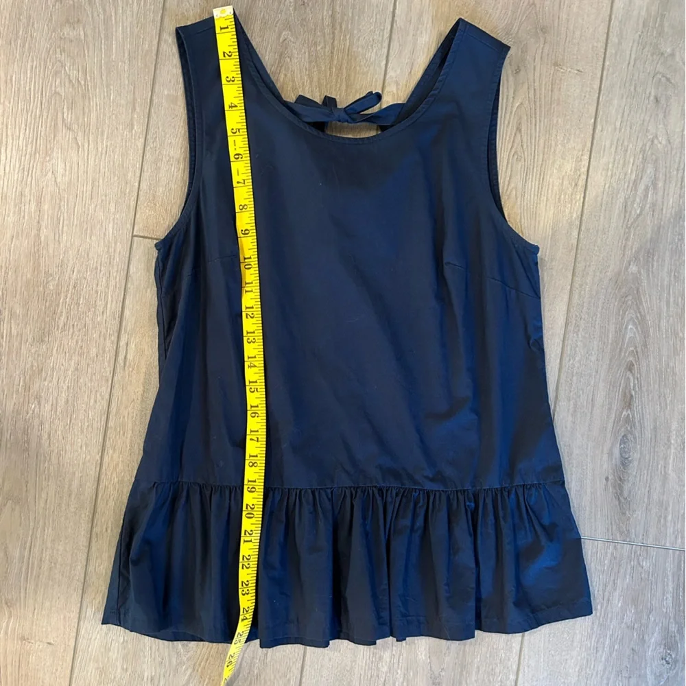 J Crew Navy Blue Sleeveless Top Size Extra Small